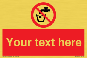 PV7622: Custom prohibition not drinking water