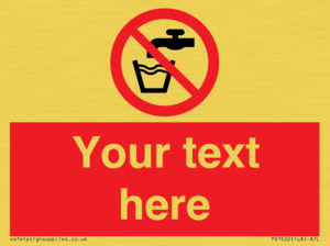 PV7622: Custom prohibition not drinking water