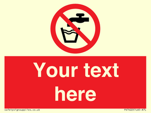 PV7622: Custom prohibition not drinking water