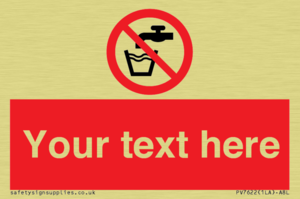 PV7622: Custom prohibition not drinking water