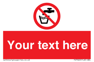 PV7622: Custom prohibition not drinking water