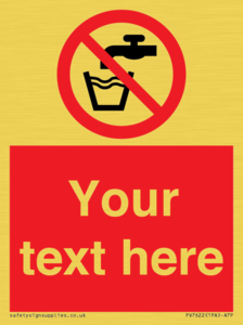 PV7622: Custom prohibition not drinking water