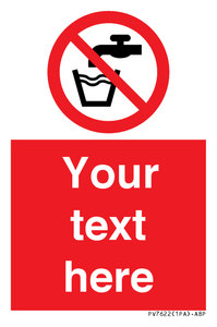 PV7622: Custom prohibition not drinking water