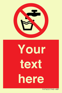 PV7622: Custom prohibition not drinking water