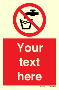 PV7622: Custom prohibition not drinking water