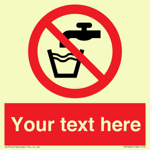 PV7622: Custom prohibition not drinking water