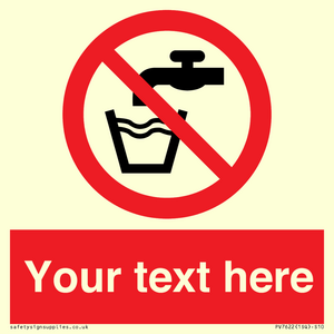 PV7622: Custom prohibition not drinking water