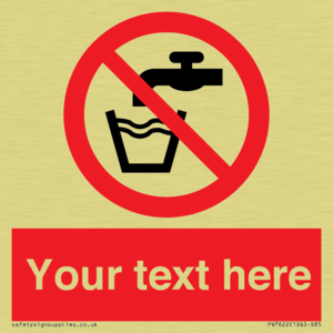 PV7622: Custom prohibition not drinking water