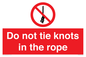 PV7644: Do not tie knots in the rope