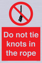 PV7644: Do not tie knots in the rope