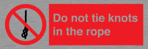 PV7644: Do not tie knots in the rope