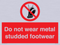 PV7649: Do not wear metal studded footwear