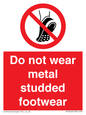 PV7649: Do not wear metal studded footwear