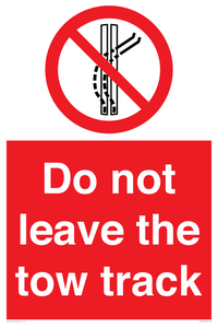 PV7650: Do not leave the tow track