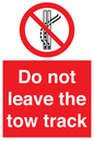 PV7650: Do not leave the tow track