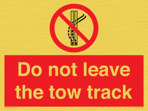 PV7650: Do not leave the tow track