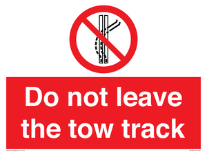 PV7650: Do not leave the tow track