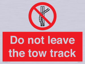 PV7650: Do not leave the tow track
