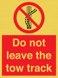 PV7650: Do not leave the tow track