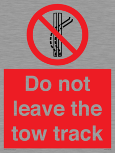 PV7650: Do not leave the tow track