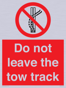 PV7650: Do not leave the tow track