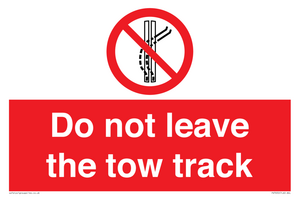PV7650: Do not leave the tow track