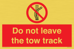 PV7650: Do not leave the tow track