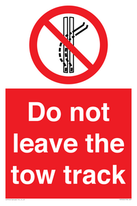 PV7650: Do not leave the tow track
