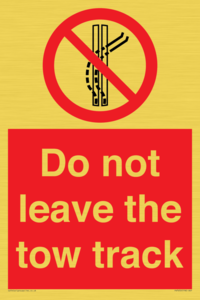 PV7650: Do not leave the tow track