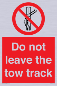 PV7650: Do not leave the tow track