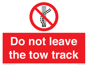 PV7650: Do not leave the tow track