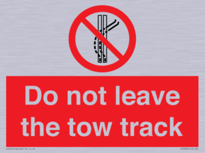 PV7650: Do not leave the tow track