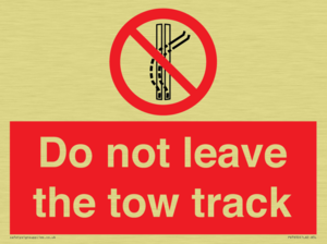 PV7650: Do not leave the tow track