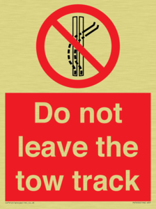 PV7650: Do not leave the tow track
