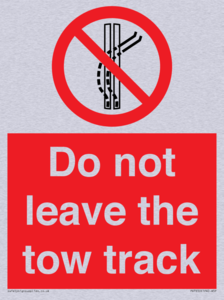 PV7650: Do not leave the tow track