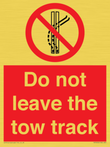 PV7650: Do not leave the tow track