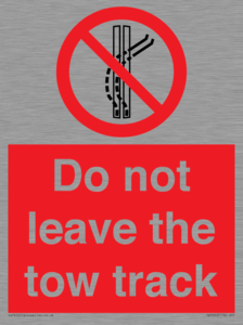 PV7650: Do not leave the tow track