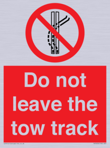 PV7650: Do not leave the tow track