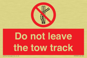 PV7650: Do not leave the tow track
