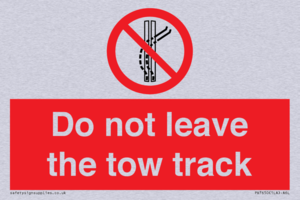 PV7650: Do not leave the tow track