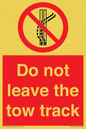 PV7650: Do not leave the tow track