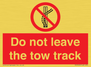 PV7650: Do not leave the tow track