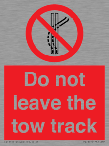 PV7650: Do not leave the tow track