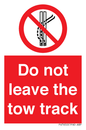 PV7650: Do not leave the tow track
