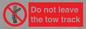 PV7650: Do not leave the tow track