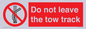 PV7650: Do not leave the tow track