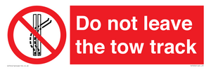 PV7650: Do not leave the tow track
