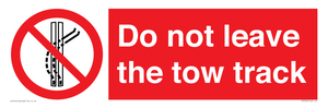 PV7650: Do not leave the tow track