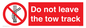 PV7650: Do not leave the tow track