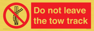 PV7650: Do not leave the tow track